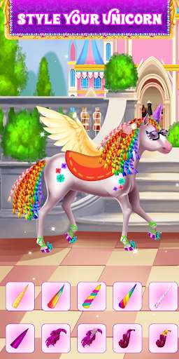 Run android online APK Unicorn Salon:Rainbow Pony Cleanup,Color by Number from MyAndroid or emulate Unicorn Salon:Rainbow Pony Cleanup,Color by Number using MyAndroid