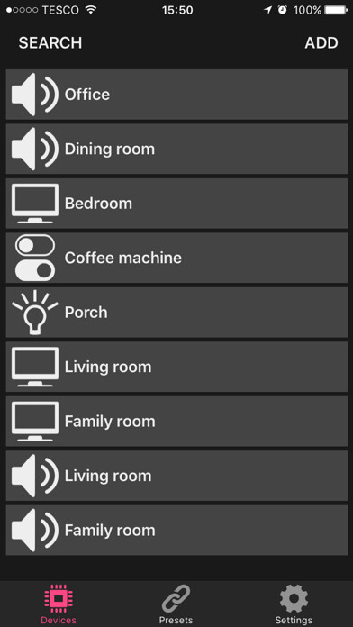 Emulate iPhone app Unifi - Smart remote control using MyAndroid