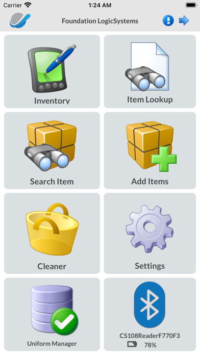 Emulate iPhone app Uniform Manager using MyAndroid