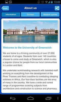 Emulate Android APK UniGreenwich Emulate Android APK UniGreenwich