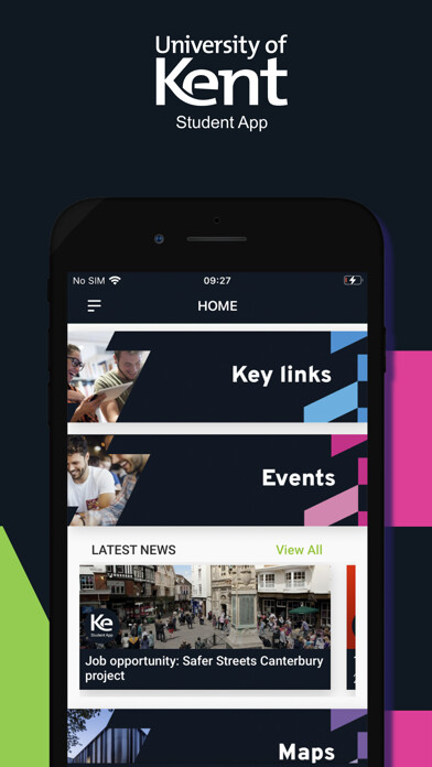 Emulate iPhone app Uni Kent Student App using MyAndroid Emulate iPhone app Uni Kent Student App using MyAndroid