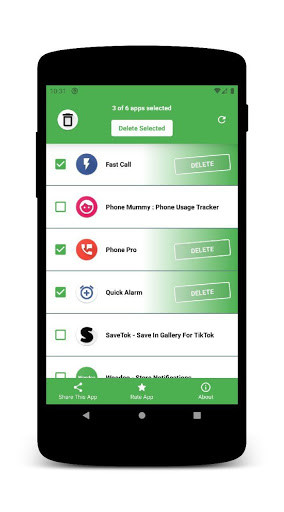 Run android online APK Uninstall Multiple Apps from MyAndroid or emulate Uninstall Multiple Apps using MyAndroid