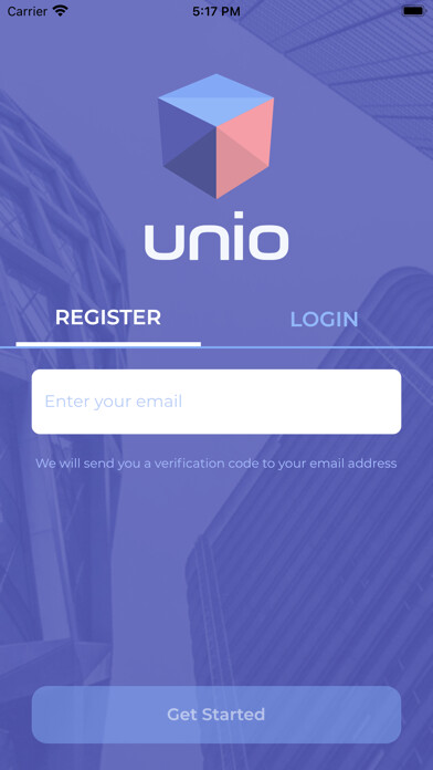 Emulate iPhone app Unio - High-impact networking using MyAndroid
