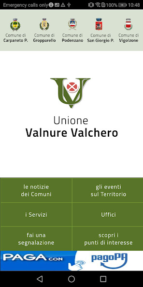 Run android online APK UNIONE VALNURE VALCHERO from MyAndroid or emulate UNIONE VALNURE VALCHERO using MyAndroid