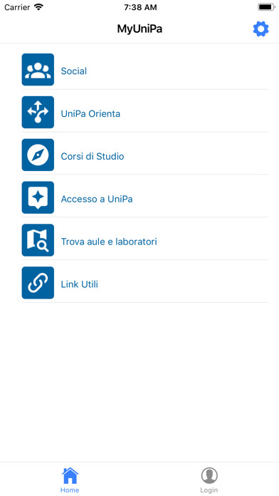 Emulate iPhone app UNIPA in tasca using MyAndroid Emulate iPhone app UNIPA in tasca using MyAndroid