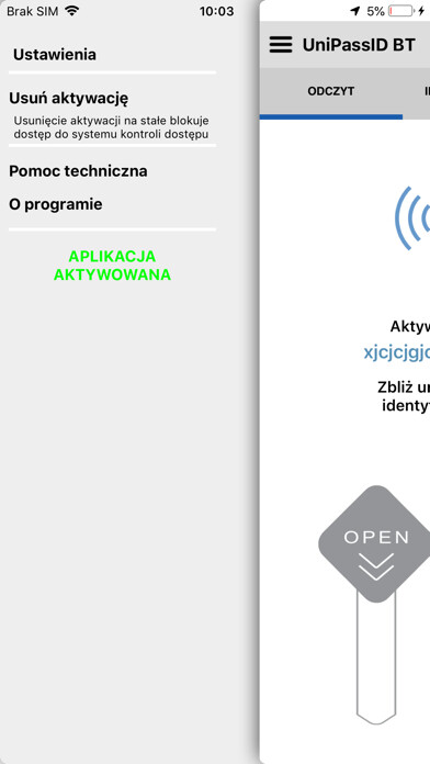Emulate iPhone app UniPassID BT using MyAndroid