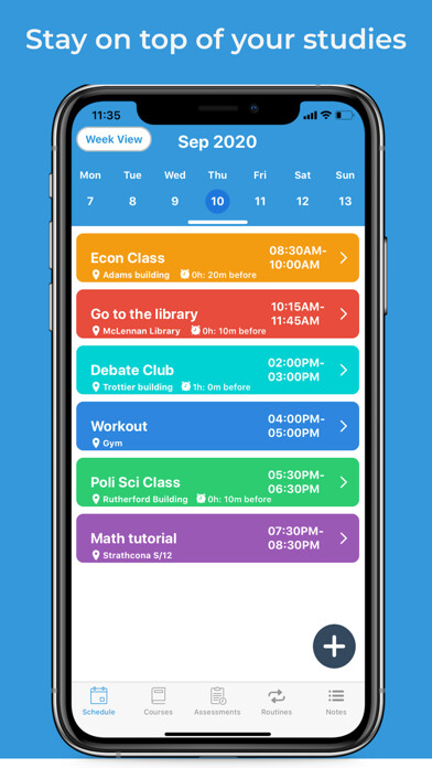 Emulate iPhone app UniPlan: Student Planner using MyAndroid Emulate iPhone app UniPlan: Student Planner using MyAndroid