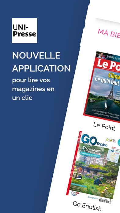 Emulate iPhone app UNI-Presse Ma bibliothque using MyAndroid