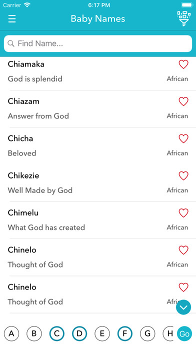 Emulate iPhone app Unique Baby Names using MyAndroid Emulate iPhone app Unique Baby Names using MyAndroid