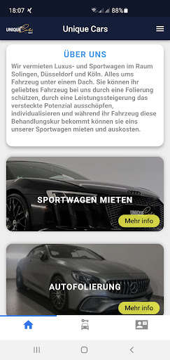 Run android online APK Unique Cars from MyAndroid or emulate Unique Cars using MyAndroid