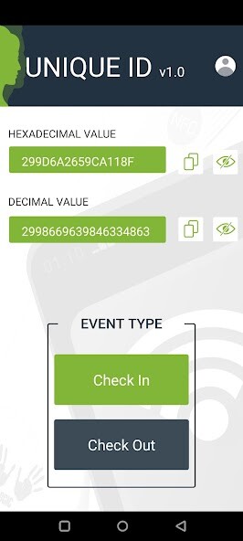 Emulate Unique ID - NFC BLE Emulation from MyAndroid or run Unique ID - NFC BLE Emulation using MyAndroid