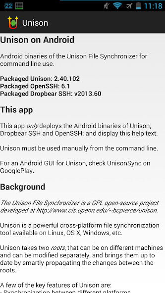Run android online APK UNISON from MyAndroid or emulate UNISON using MyAndroid