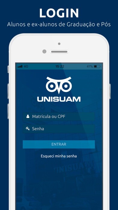 Emulate iPhone app UNISUAM Aluno using MyAndroid Emulate iPhone app UNISUAM Aluno using MyAndroid
