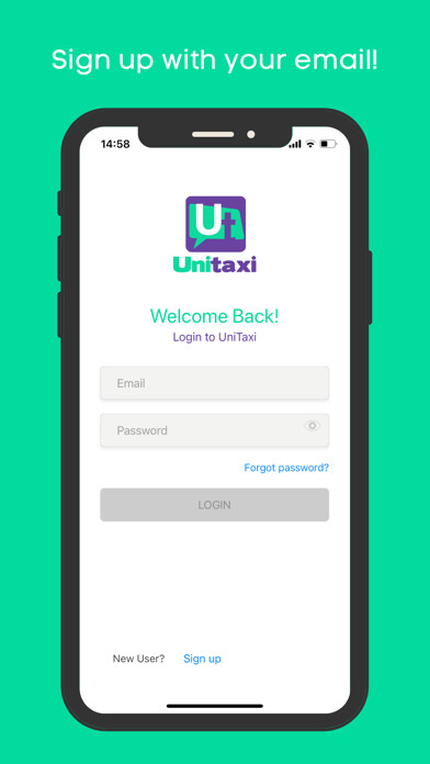 Emulate iPhone app UniTaxi Apps using MyAndroid