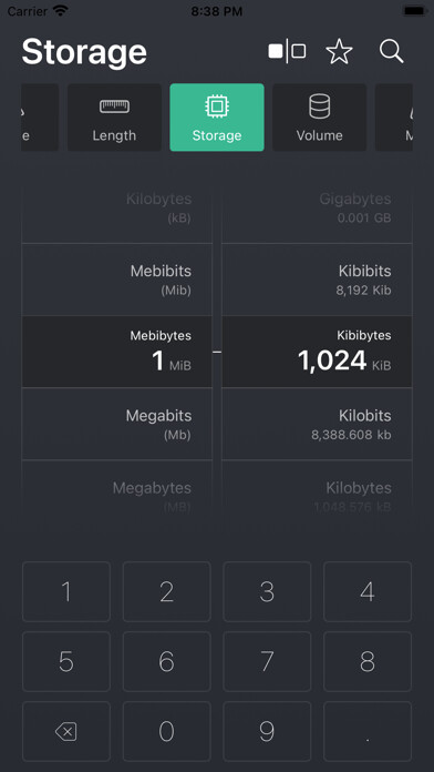 Emulate iPhone app UnitC - Convert All Units using MyAndroid