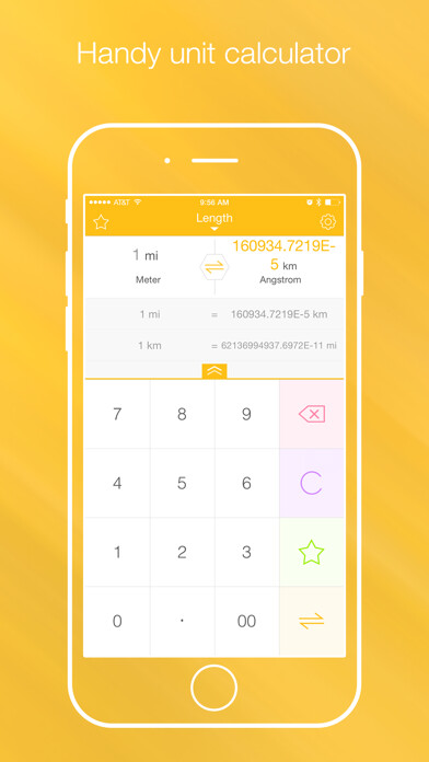 Emulate iPhone app Unit Converter Deluxe using MyAndroid Emulate iPhone app Unit Converter Deluxe using MyAndroid