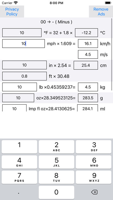 Emulate iPhone app Unit Converters in ft lb oz using MyAndroid Emulate iPhone app Unit Converters in ft lb oz using MyAndroid