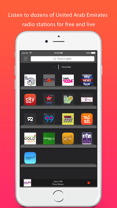 Emulate iPhone app United Arab Emirates Radios : best of Dubai radio using MyAndroid Emulate iPhone app United Arab Emirates Radios : best of Dubai radio using MyAndroid