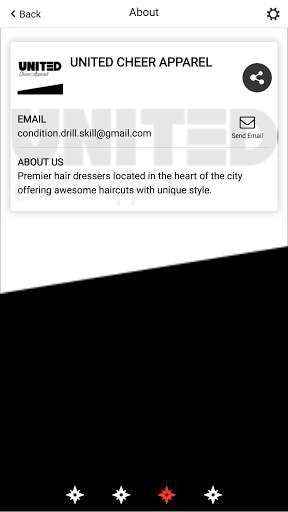 Run android online APK United Cheer Apparel from MyAndroid or emulate United Cheer Apparel using MyAndroid