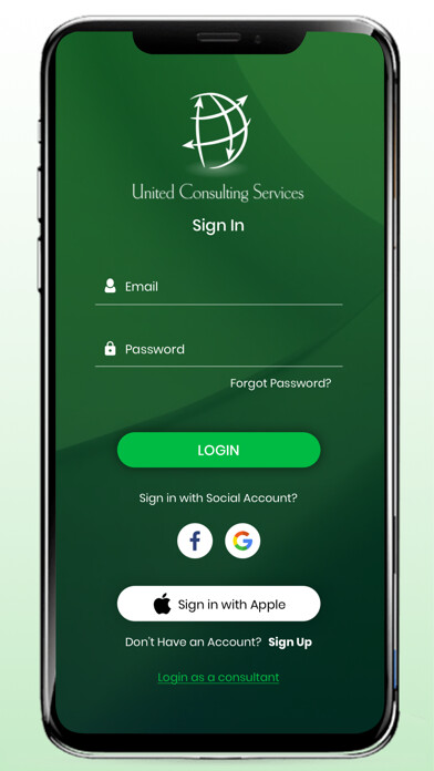 Emulate iPhone app United Consulting Services using MyAndroid Emulate iPhone app United Consulting Services using MyAndroid