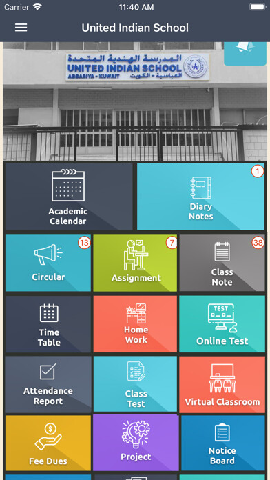 Emulate iPhone app United Indian School using MyAndroid