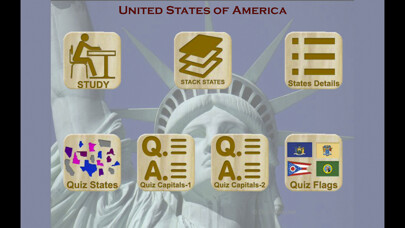 Emulate iPhone app United States Map Quiz Game using MyAndroid Emulate iPhone app United States Map Quiz Game using MyAndroid