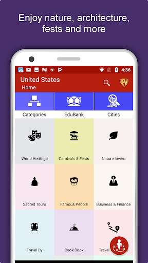 Run android online APK United States Travel & Explore, Offline Guide from MyAndroid or emulate United States Travel & Explore, Offline Guide using MyAndroid