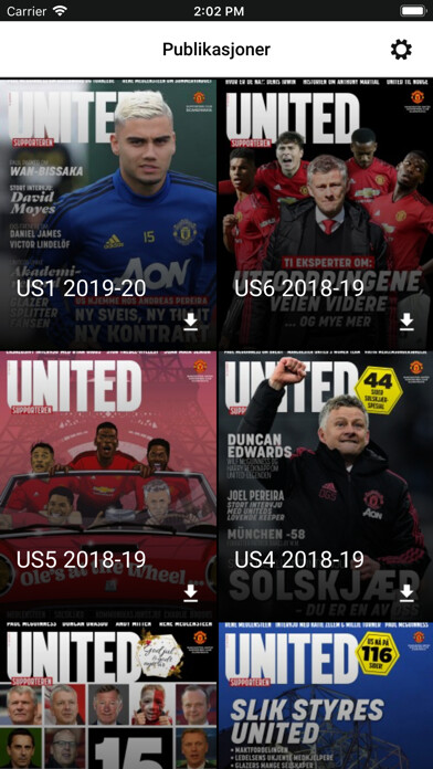 Emulate iPhone app United-Supporteren using MyAndroid