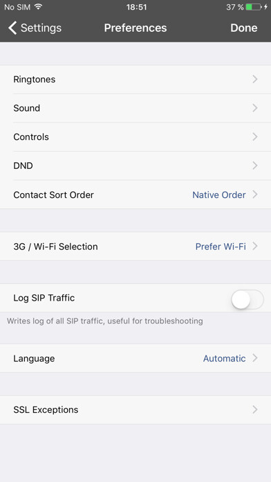Emulate iPhone app UniTel Voice using MyAndroid