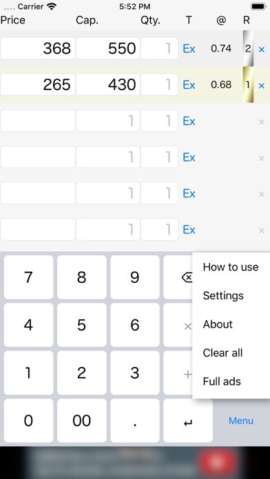Emulate iPhone app Unit price comp calc 6 using MyAndroid Emulate iPhone app Unit price comp calc 6 using MyAndroid