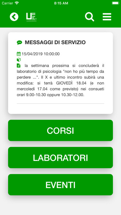 Emulate iPhone app Unitre AL using MyAndroid Emulate iPhone app Unitre AL using MyAndroid