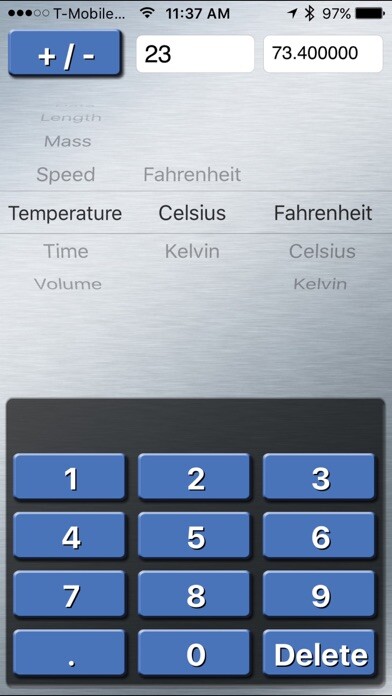 Emulate iPhone app Units Converter - Metric and Standard Unit using MyAndroid Emulate iPhone app Units Converter - Metric and Standard Unit using MyAndroid
