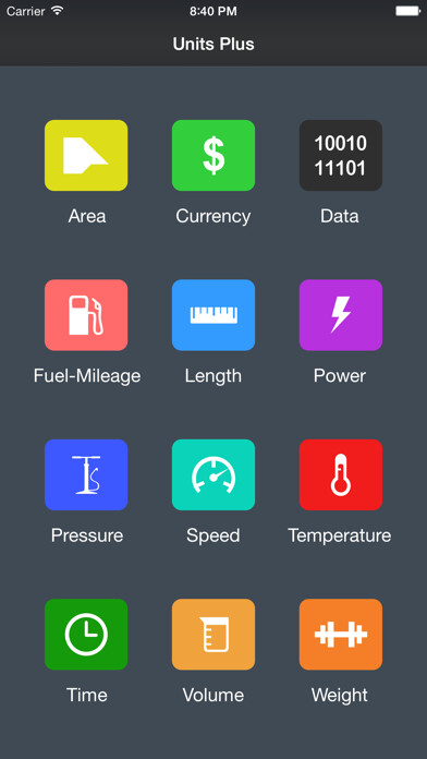 Emulate iPhone app Units Plus Converter using MyAndroid Emulate iPhone app Units Plus Converter using MyAndroid