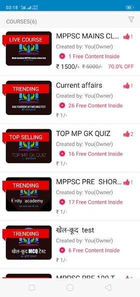 Run android online APK Unity academy - MPPSC + MP EXA from MyAndroid or emulate Unity academy - MPPSC + MP EXA using MyAndroid