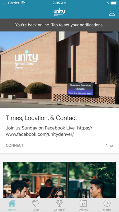 Emulate iPhone app Unity Spiritual Center Denver using MyAndroid Emulate iPhone app Unity Spiritual Center Denver using MyAndroid