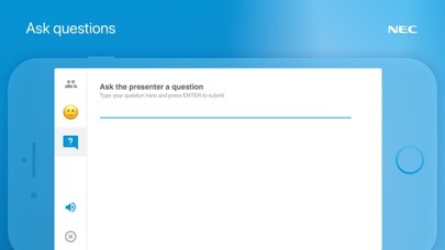Emulate iPhone app UNIVERGE BLUE™ MEET WEBINAR using MyAndroid