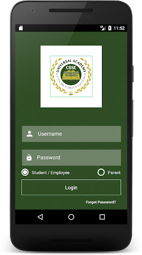 Run android online APK UNIVERSAL ACADEMY SENIOR SECONDARY SCHOOL from MyAndroid or emulate UNIVERSAL ACADEMY SENIOR SECONDARY SCHOOL using MyAndroid