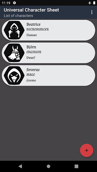Run android online APK Universal Character Sheet from MyAndroid or emulate Universal Character Sheet using MyAndroid