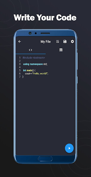 Run android online APK Universal Code Editor - IDE from MyAndroid or emulate Universal Code Editor - IDE using MyAndroid