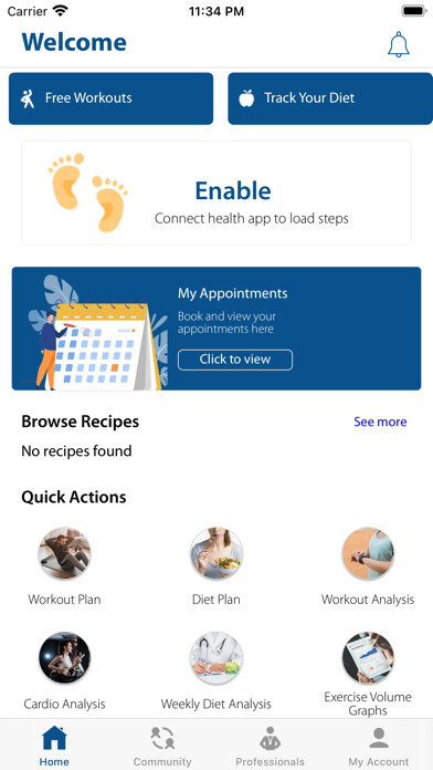 Emulate iPhone app Universal Diet Academy using MyAndroid