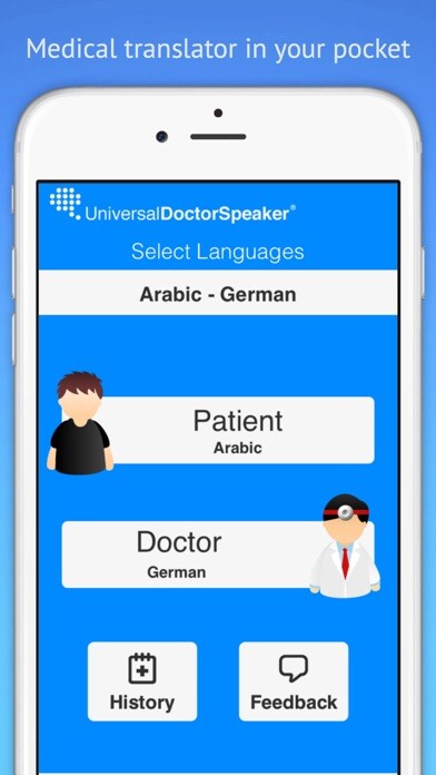 Emulate iPhone app Universal Doctor Speaker: Medical Translator with Audios using MyAndroid Emulate iPhone app Universal Doctor Speaker: Medical Translator with Audios using MyAndroid