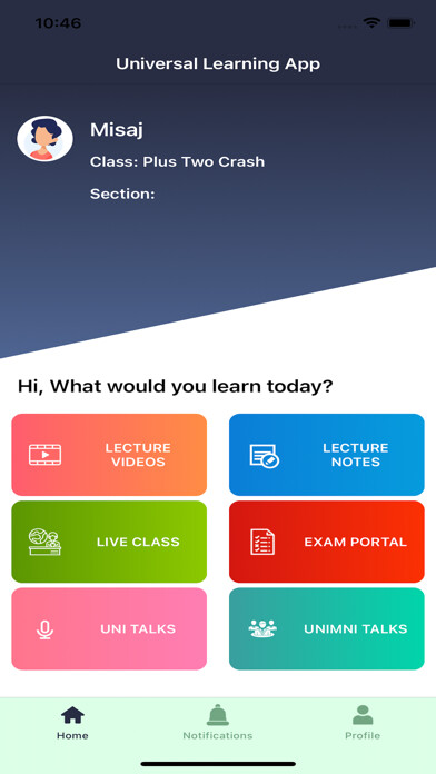 Emulate iPhone app Universal Learning App using MyAndroid Emulate iPhone app Universal Learning App using MyAndroid