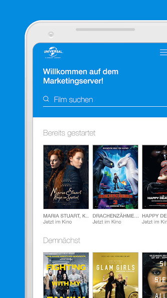 Run android online APK Universal Pictures International Germany GmbH from MyAndroid or emulate Universal Pictures International Germany GmbH using MyAndroid