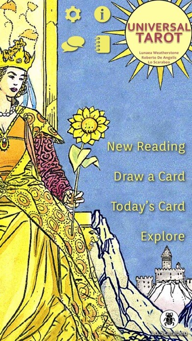 Emulate iPhone app Universal Tarot using MyAndroid Emulate iPhone app Universal Tarot using MyAndroid