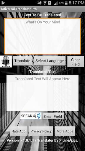 Run android online APK Universal Translator Pro from MyAndroid or emulate Universal Translator Pro using MyAndroid