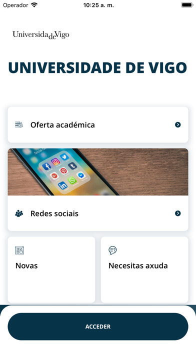Emulate iPhone app Universidade de Vigo using MyAndroid Emulate iPhone app Universidade de Vigo using MyAndroid