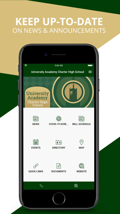 Emulate iPhone app University Academy Charter HS using MyAndroid Emulate iPhone app University Academy Charter HS using MyAndroid