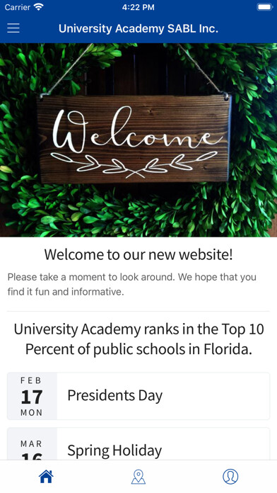 Emulate iPhone app University Charter Academy using MyAndroid Emulate iPhone app University Charter Academy using MyAndroid