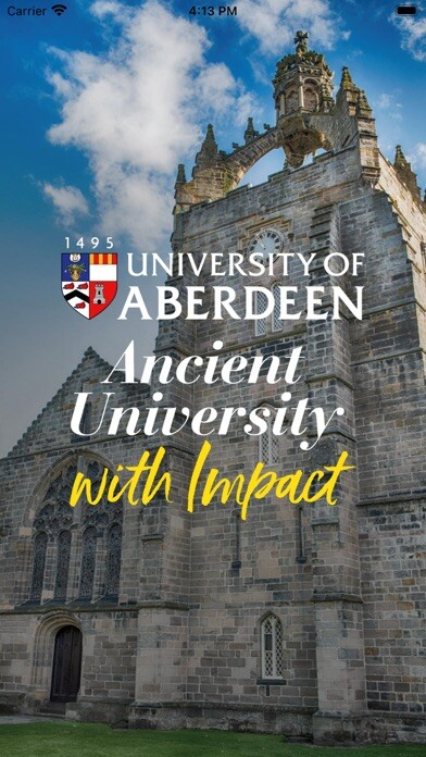 Emulate iPhone app University of Aberdeen Guide using MyAndroid