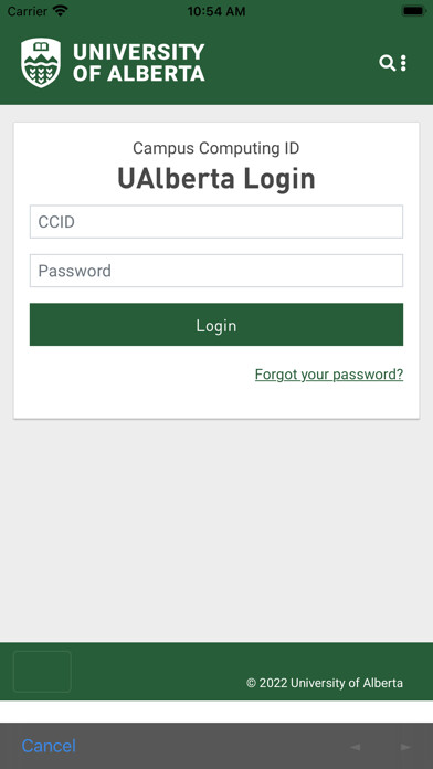 Emulate iPhone app University of Alberta eClass using MyAndroid